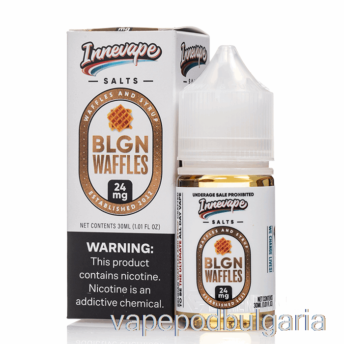 Vape Bulgaria Blgn вафли соли - Innevape E-liquids - 30ml 24mg